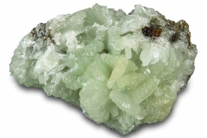 Sparkly, Green Prehnite Crystals - Morocco #317186